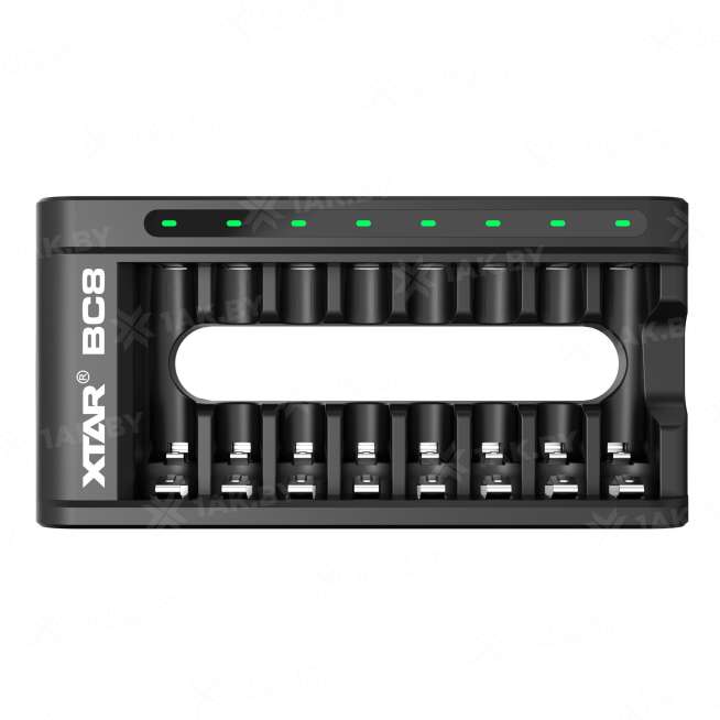 Зарядное устройство XTAR BC8 для аккумуляторных элементов с Type-C кабелем 4