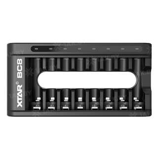 Зарядное устройство XTAR BC8 для аккумуляторных элементов с Type-C кабелем