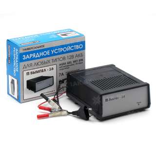 Зарядное устройство Вымпел - 16 (универсальное, AGM, GEL, WET,EFB, 7А, 12В)