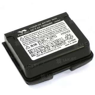 Аккумулятор для радиостанций YAESU VX-6R (VX Series p/n:FNB-58Li) 7.4 V 1.5 Ah арт. 064175 Аккумулятор для радиостанций YAESU VX-6R (VX Series p/n:FNB-58Li) 7.4 V 1.5 Ah арт. 064175