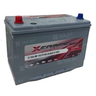 Аккумулятор XFORCE (105 Ah) 900 A, 12 V Прямая, L+ SMF-115D31FL Аккумулятор XFORCE (105 Ah) 900 A, 12 V Прямая, L+ SMF-115D31FL