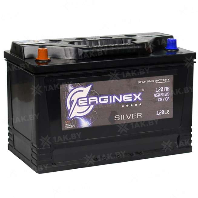 Аккумулятор ERGINEX (120 Ah) 950 A, 12 V Прямая, L+ D2 EX1201S 0