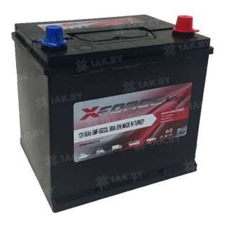 Аккумулятор XFORCE (60 Ah) 580 А, 12 V Обратная, R+ SMF-55D23L