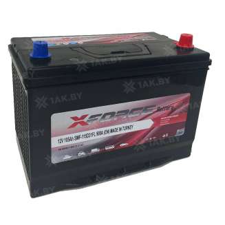 Аккумулятор XFORCE (105 Ah) 900 A, 12 V Обратная, R+ SMF-115D31FR 0