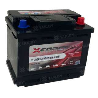 Аккумулятор XFORCE (62 Ah) 600 A, 12 V Обратная, R+ SMF-56219