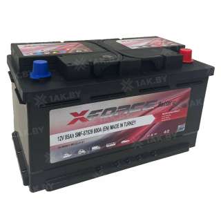 Аккумулятор XFORCE (85 Ah) 800 A, 12 V Обратная, R+ SMF-57539 Аккумулятор XFORCE (85 Ah) 800 A, 12 V Обратная, R+ SMF-57539