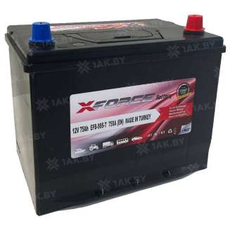 Аккумулятор XFORCE (75 Ah) 750 A, 12 V Обратная, R+ EFB-S95-T 0