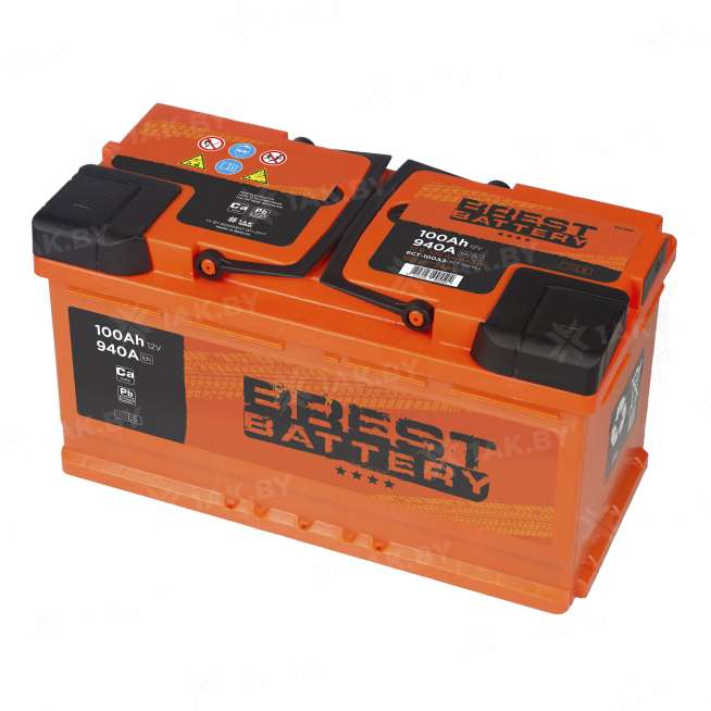 Аккумулятор BREST BATTERY (100 Ah) 940 A, 12 V Обратная, R+ L5 BB1000 0