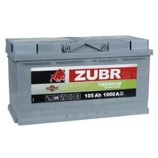 Аккумулятор ZUBR (105 Ah) 1000 A, 12 V Обратная, R+ L5 1014102 Аккумулятор ZUBR (105 Ah) 1000 A, 12 V Обратная, R+ L5 1014102