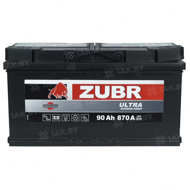 Аккумулятор Zubr Ultra 90 Ah, 870 A, 12 V, Обратная полярность, L5 2