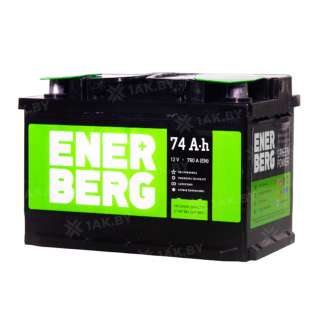 Аккумулятор ENERBERG (74 Ah) 760 A, 12 V Обратная, R+ En74l