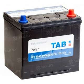 Аккумулятор TAB Polar (60 Ah) 600 A, 12 V Обратная, R+ B24 56068