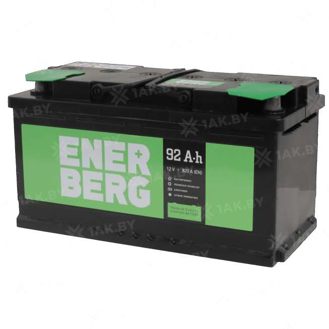 Аккумулятор ENERBERG (92 Ah) 820 A, 12 V Обратная, R+ En92r 0