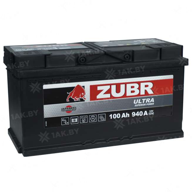 Аккумулятор ZUBR (100 Ah) 940 A, 12 V Обратная, R+ L5 1014110 0