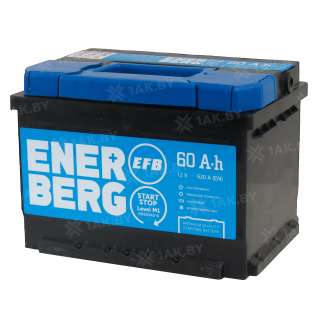 Аккумулятор ENERBERG (60 Ah) 620 A, 12 V Обратная, R+ En60r EFB низк.