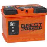 Аккумулятор BREST BATTERY (60 Ah) 600 A, 12 V Прямая, L+ L2 BB601