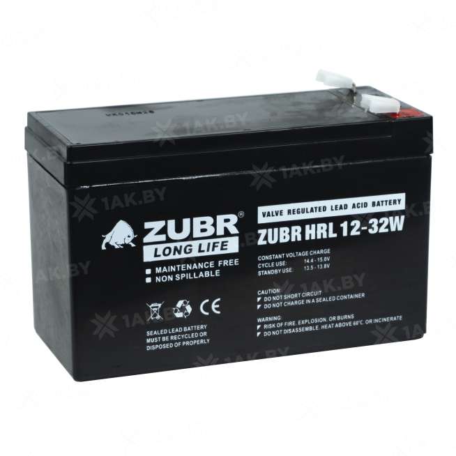 Аккумуляторная батарея ZUBR HRL 12-32W, Китай 5