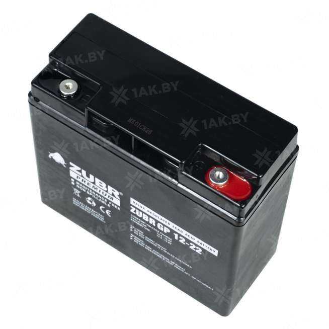 Аккумулятор ZUBR для ИБП, детского электромобиля, эхолота (22 Ah,12 V) AGM 181x77x167 5.9 кг 6