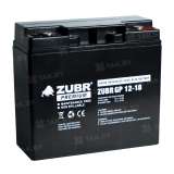 Аккумулятор ZUBR (18 Ah,12 V) AGM 181x77x167 5.5 кг