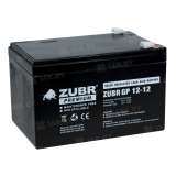 Аккумулятор ZUBR (12 Ah,12 V) AGM 151х98х100 3.6 кг