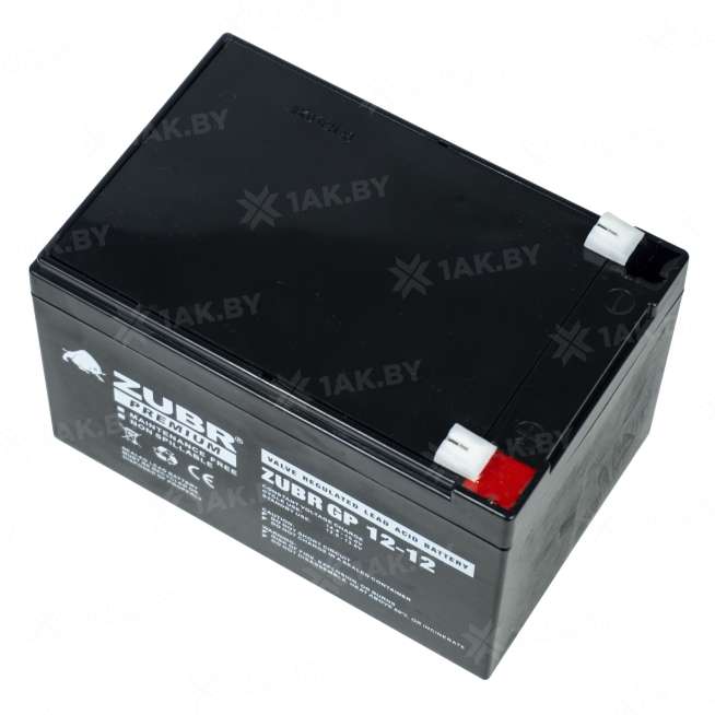 Аккумулятор ZUBR для ИБП, детского электромобиля, эхолота (12 Ah,12 V) AGM 151х98х100 3.6 кг 6