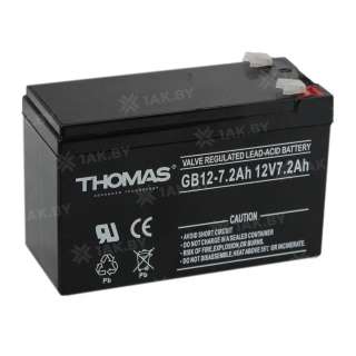 Аккумуляторная батарея Thomas GB 12-7.2Ah F2, Китай Аккумуляторная батарея Thomas GB 12-7.2Ah F2, Китай