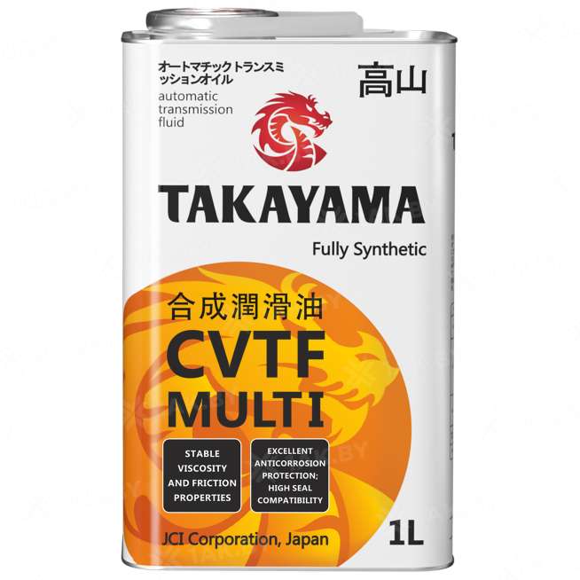 Жидкость для бесступенчатых трансмиссий TAKAYAMA Transmission CVTF Multi, 1 л., Россия 0