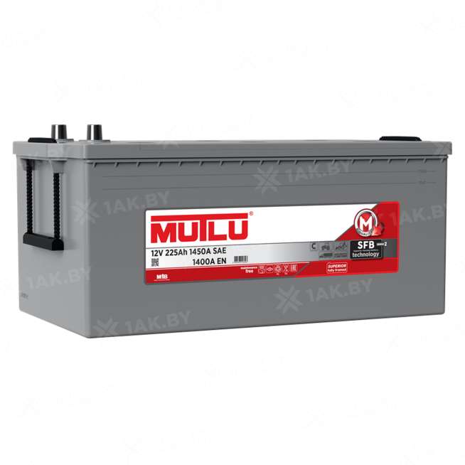 Аккумулятор MUTLU (225 Ah) 1400 A, 12 V Прямая, L+ D6 D6.225.140.B 0