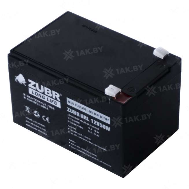 Аккумулятор ZUBR для ИБП, детского электромобиля, эхолота (12 Ah,12 V) AGM 151x98x94/100 4 кг 6
