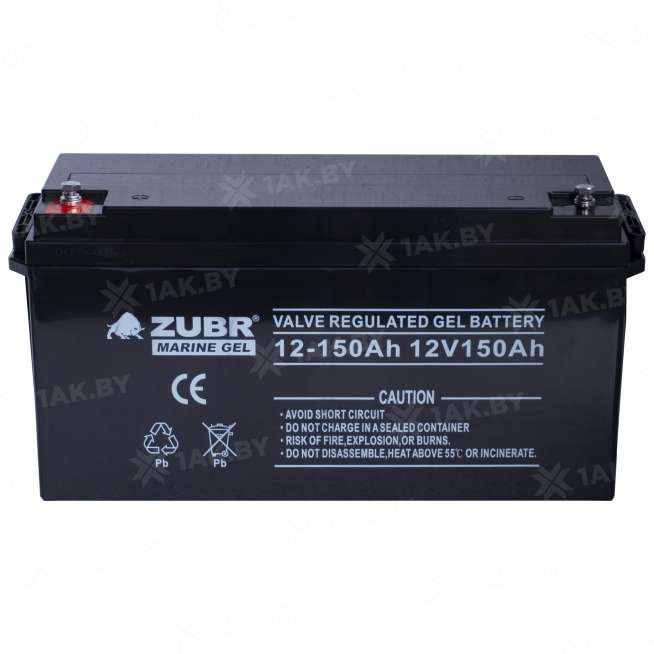 Аккумулятор ZUBR (150 Ah,12 V) GEL 485x172x240 мм 1