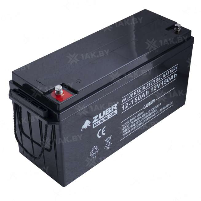 Аккумулятор ZUBR (150 Ah,12 V) GEL 485x172x240 мм 3