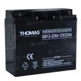 Аккумулятор THOMAS (22 Ah,12 V) AGM 181x77x167 5.2 кг