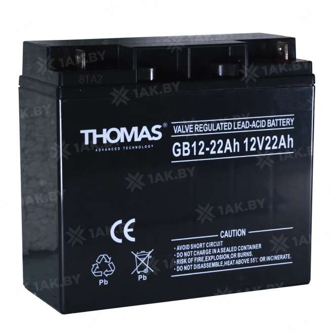 Аккумулятор для ИБП THOMAS (22 Ah) , 12 V  GB12-22(Thomas) 1