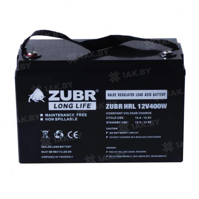 Аккумулятор ZUBR для ИБП, детского электромобиля, эхолота (110 Ah,12 V) AGM 328x172x225 32 кг 4
