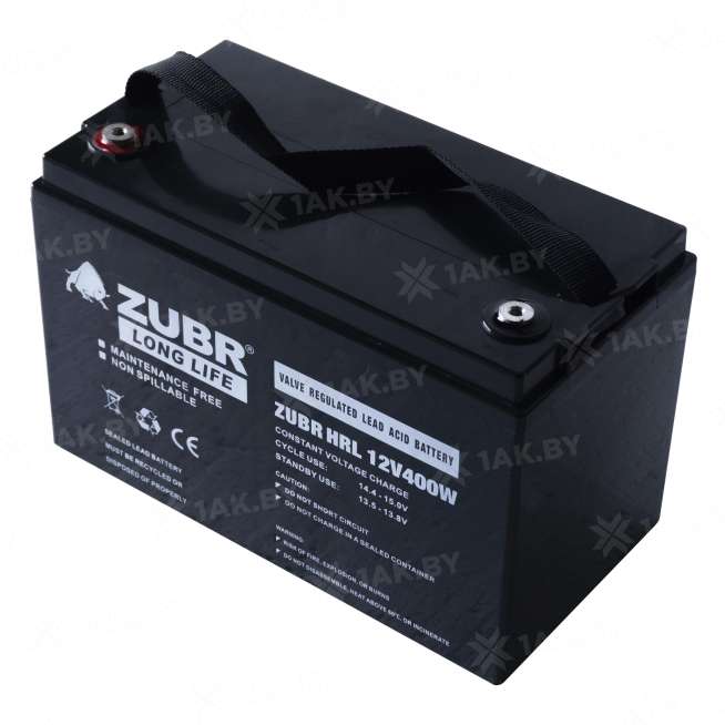 Аккумулятор ZUBR для ИБП, детского электромобиля, эхолота (110 Ah,12 V) AGM 328x172x225 32 кг 6