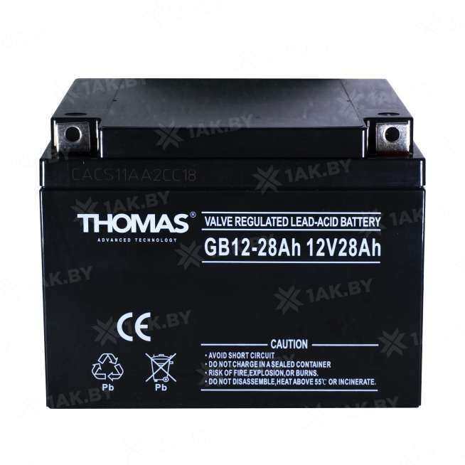Аккумулятор для ИБП THOMAS (28 Ah) , 12 V  GB12-28(Thomas) 1