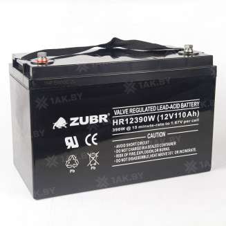 Аккумулятор ZUBR (110 Ah,12 V) AGM 330x171x214/220 32.7 кг 0