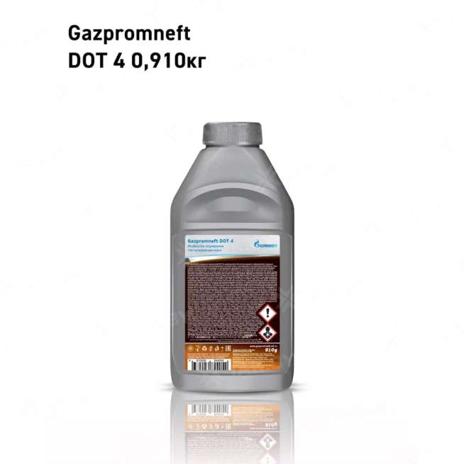 Тормозная жидкость GAZPROMNEFT DOT 4, ISO 4925 класс 4, 0.910 кг 1