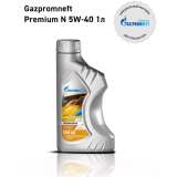 Масло моторное Gazpromneft Premium N 5W-40 API SN/CF, 1л, Россия