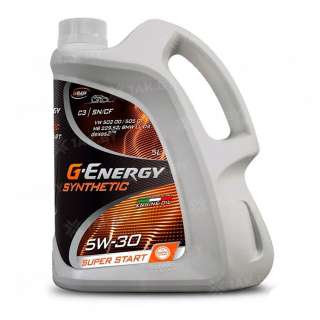 Масло моторное G-Energy Synthetic Super Start 5W-30 5л, Россия