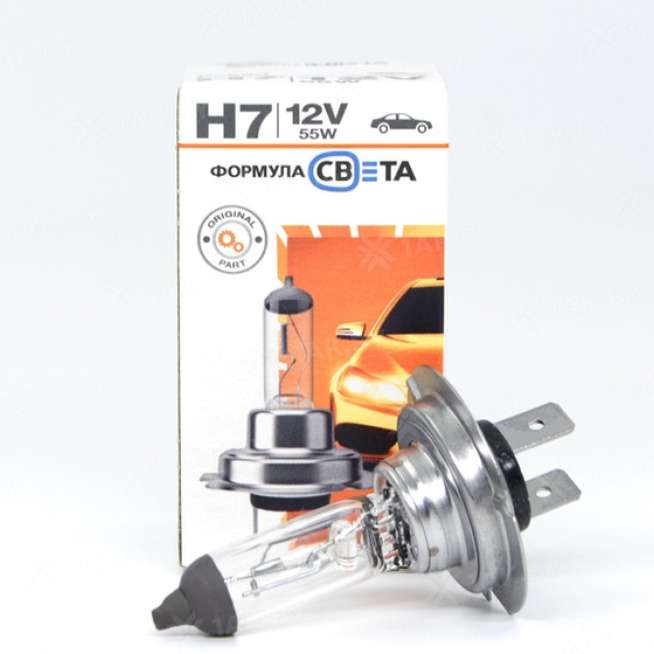 Лампа галогенная FORMULA SVETA H7 12V 55W (PX26D) 0