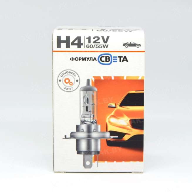 Лампа галогенная FORMULA SVETA H4 12V 60/55W (P43Т) 1