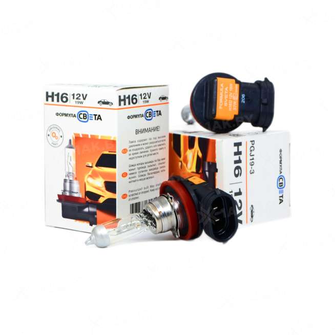 Лампа галогенная FORMULA SVETA H16 12V 19W (PGJ19-3) 0