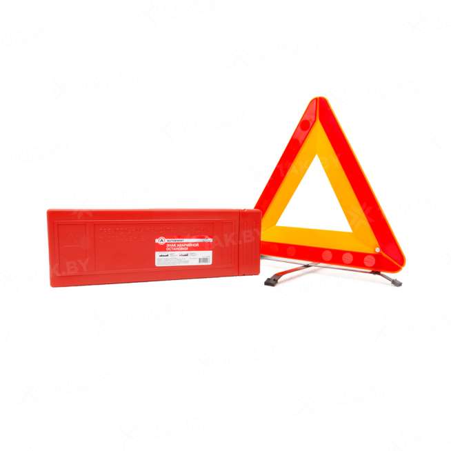 Знак аварийной остановки «AUTOPROFI», Евро Стандарт, металлическая опора 0