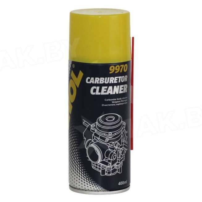 Очиститель карбюра/дрос.заслонки 9970/400 Mannol CARBURETOR CLEANER 400мл. (аэроз.) 0