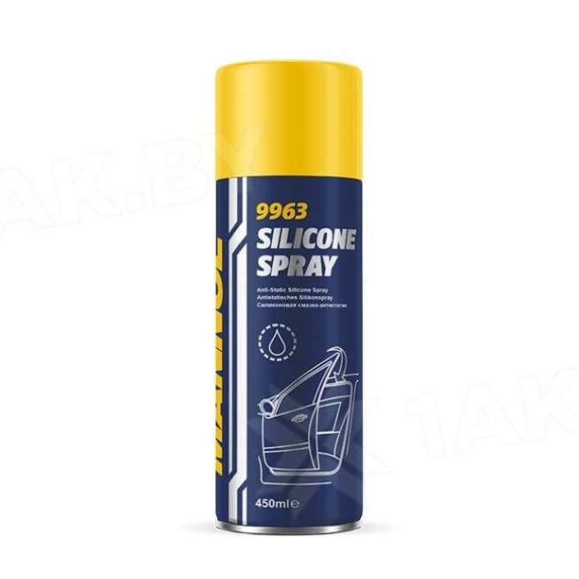 Силиконовая водоотталкивающая смазка 450 мл Mannol Silicone Spray 9963 0