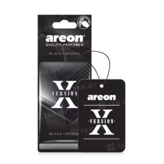 Ароматизатор AREON X VERSION Black Crystal  картонка