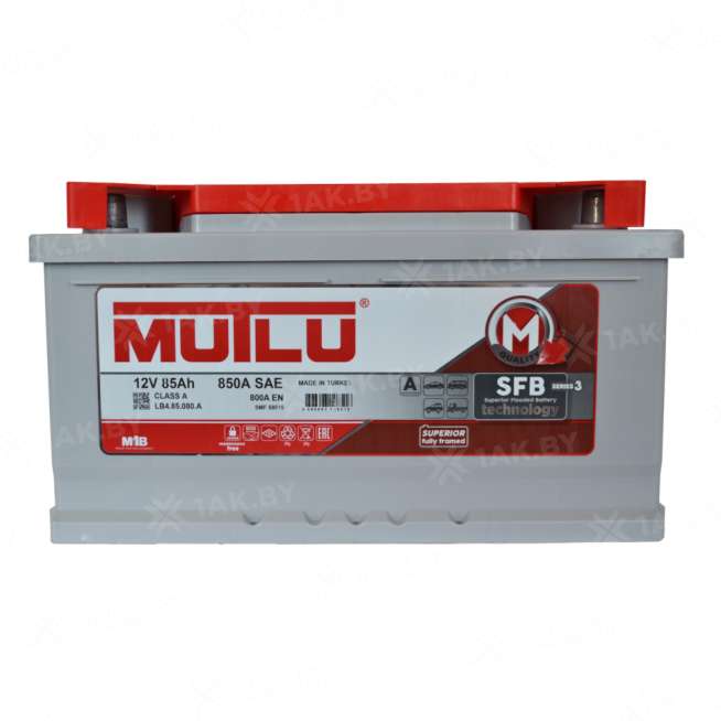 Аккумулятор MUTLU (85 Ah) 800 A, 12 V Обратная, R+ LB4 LB4.85.080.A 0