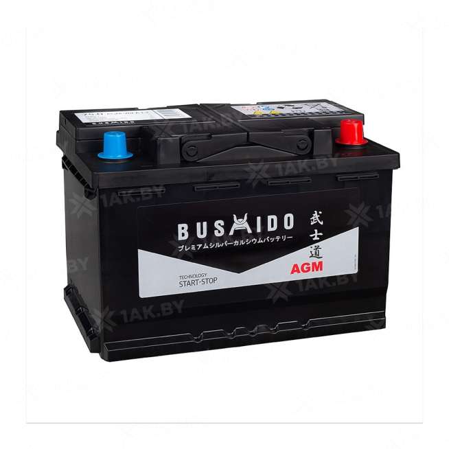 Аккумулятор BUSHIDO (75 Ah) 760 A, 12 V Обратная, R+ L3 0129298 0