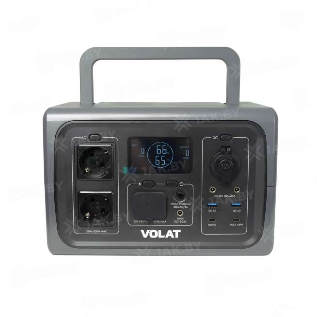 Аккумуляторная портативная электростанция VOLAT VT-PS600, 512Wh Lifepo4 0